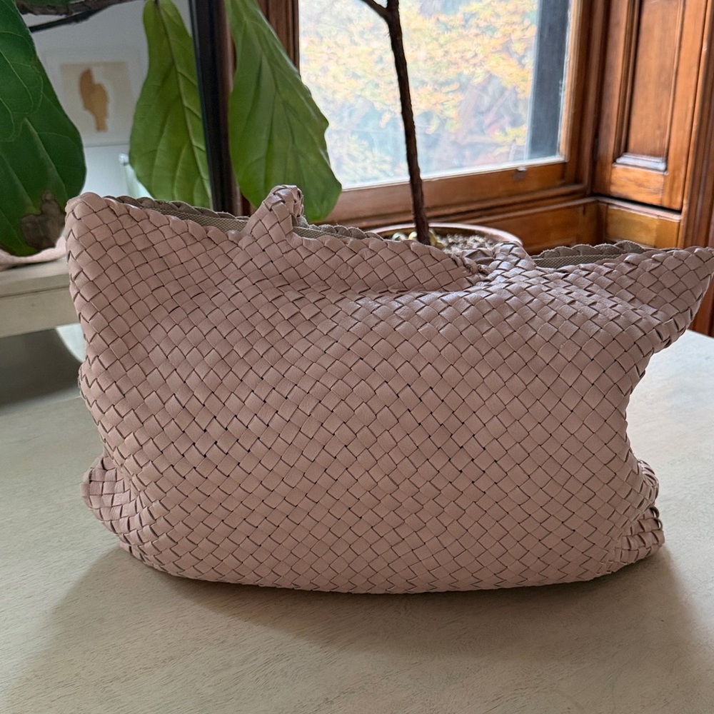 Milaner Tote, large, Blush Leather